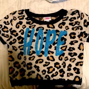 Justice size 10 girls crop top